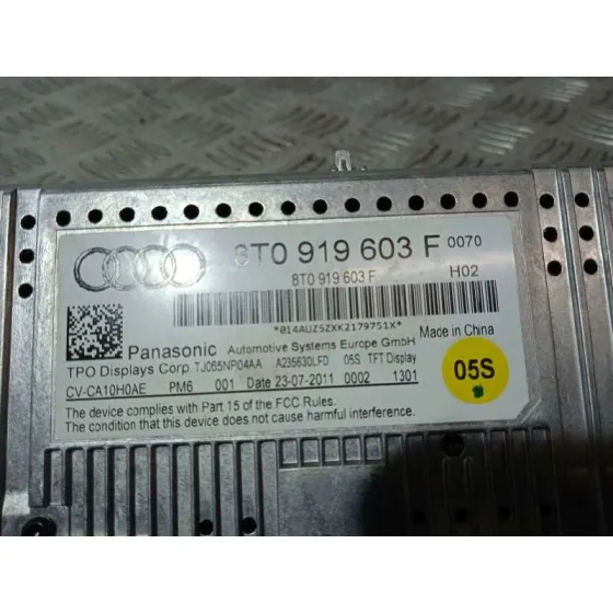 Sistema Audio / Radio Cd para Audi A5 Coupe (8T)