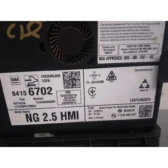 Modulo Electronico para Opel Mokka X