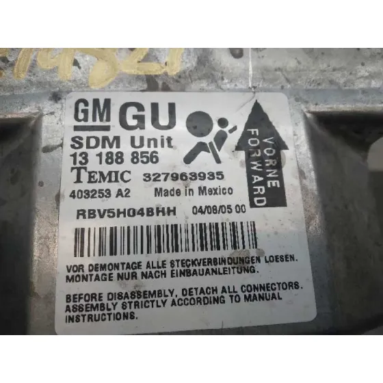 Centralita Airbag para Opel Zafira B