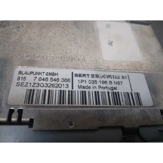 Sistema Audio / Radio Cd para Seat Leon (1P1)