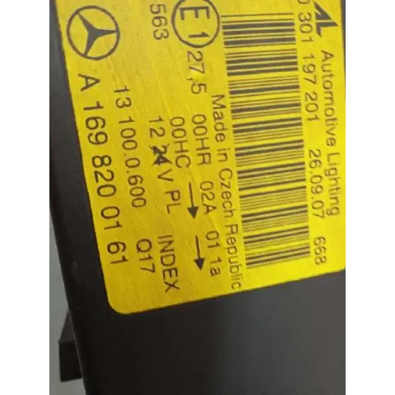 Faro Izquierdo para Mercedes-Benz Clase A (W169)