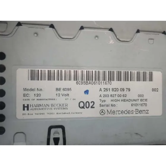 Sistema Navegacion Gps para Mercedes-Benz Clase R (W251)