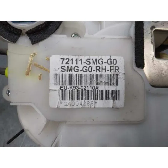 Cerradura Puerta Delantera Derecha para Honda Civic Berlina (Fn)