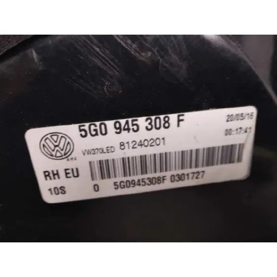 Piloto Trasero Derecho Interior para Volkswagen Golf Vii Lim.