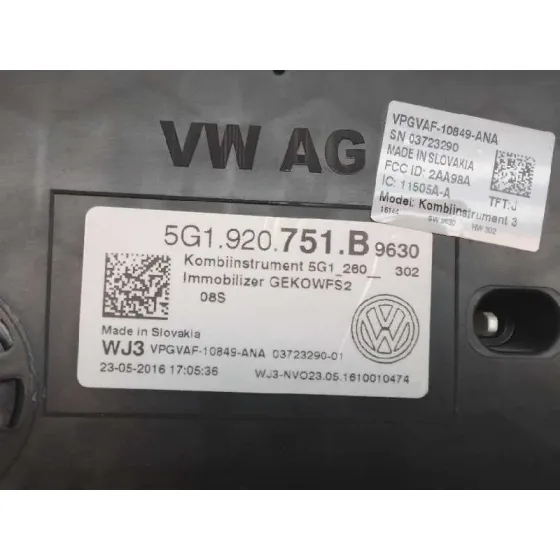 Cuadro Instrumentos para Volkswagen Golf Vii Lim.