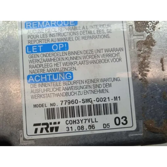 Centralita Airbag para Honda Civic Berlina 5 (Fk)