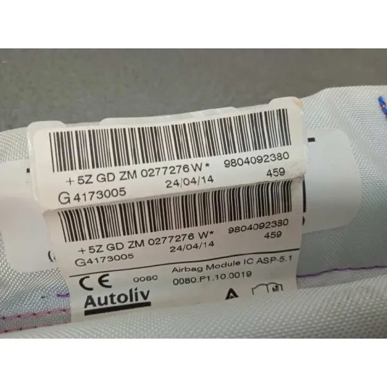 Airbag Cortina Delantero Izquierdo para Peugeot 208