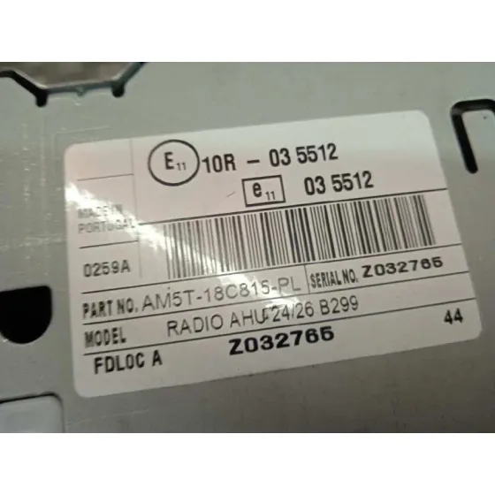 Sistema Audio / Radio Cd para Ford Fiesta (Ccn)