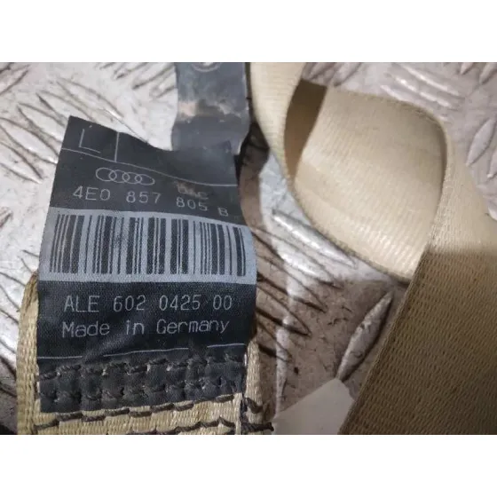 Cinturon Seguridad Trasero Izquierdo para Audi A8 (4E2)