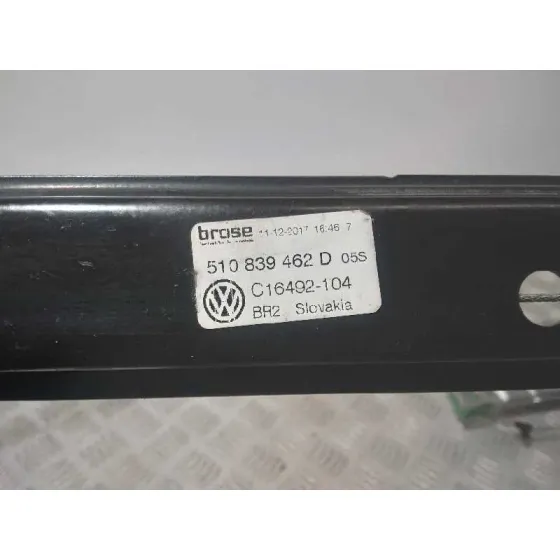Elevalunas Trasero Derecho para Volkswagen Golf Vii Sportsvan