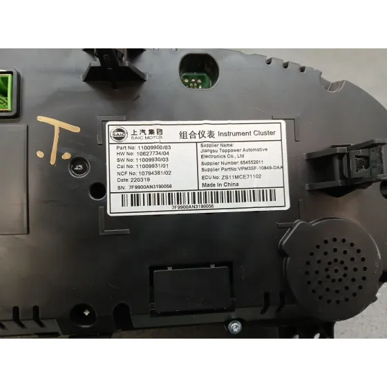Cuadro Instrumentos para Mg Zs Luxury