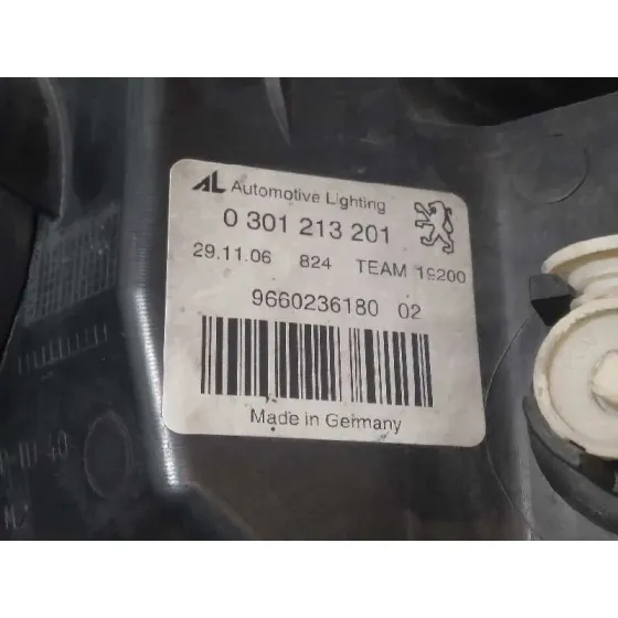 Faro Izquierdo para Peugeot 407