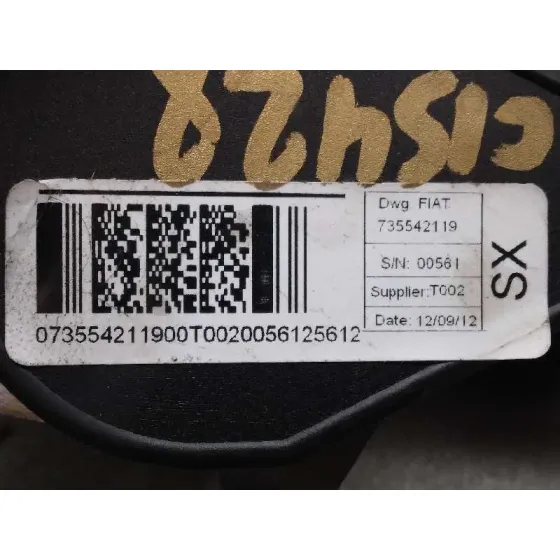 Cinturon Seguridad Delantero Derecho para Citroën Nemo