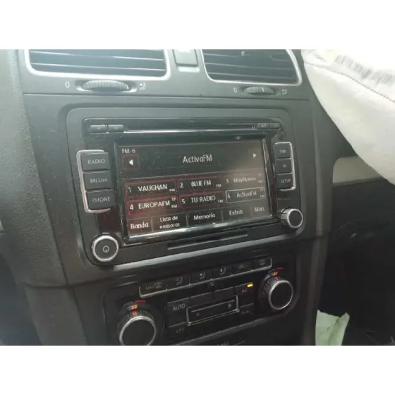 Sistema Audio / Radio Cd para Volkswagen Golf Vi (5K1)