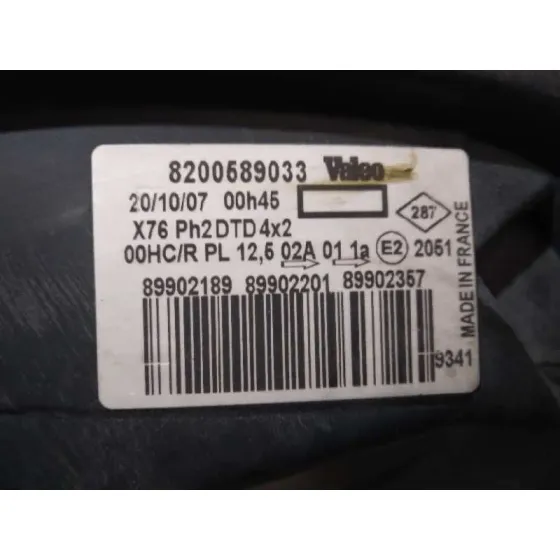 Faro Derecho para Renault Kangoo (F/Kc0)