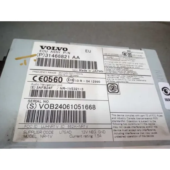Sistema Navegacion Gps para Volvo V40