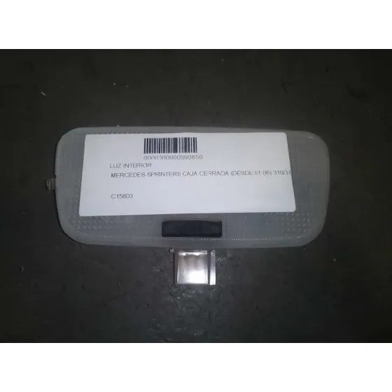 Luz Interior para Mercedes-Benz Sprinterii Caja Cerrada (Desde 01.06)