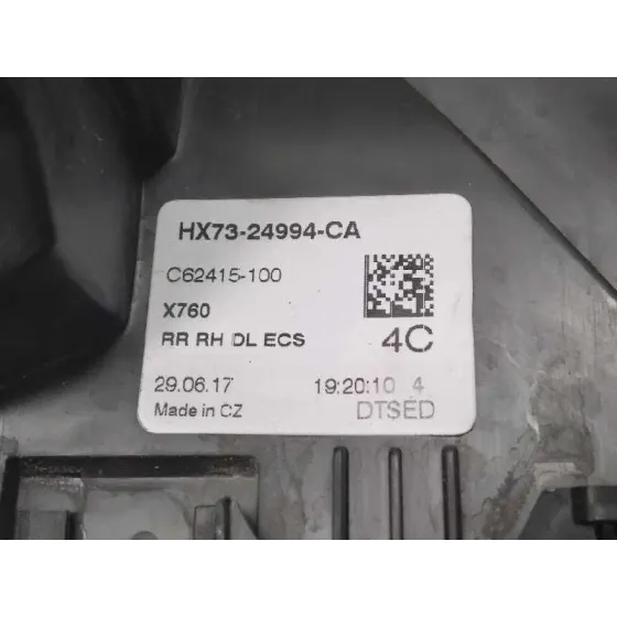 Cerradura Puerta Trasera Derecha para Jaguar Xe