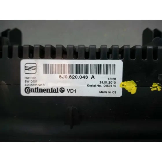 Mando Climatizador para Seat Ibiza (6J5)