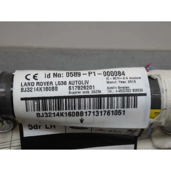 Airbag Cortina Delantero Izquierdo para Land Rover Evoque