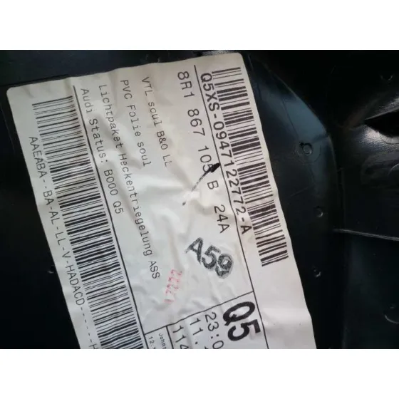 Guarnecido Puerta Delantera Izquierda para Audi Q5 (8R)