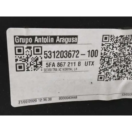 Guarnecido Puerta Trasera Izquierda para Seat Leon (Kl1)