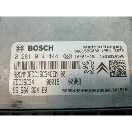Centralita Motor Uce para Peugeot Bipper