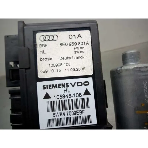 Motor Elevalunas Trasero Izquierdo para Audi A4 Avant (8E)