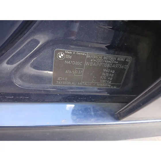 MOTOR N47D20C MANUAL 6V CVF/KW: 13.29/0135