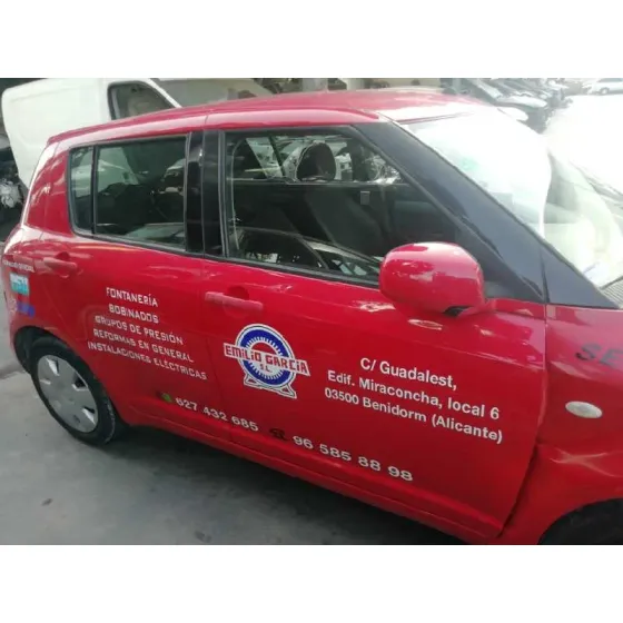 SUZUKI SWIFT BERLINA (MZ) '2007 GL (5-PTAS.) ROJO