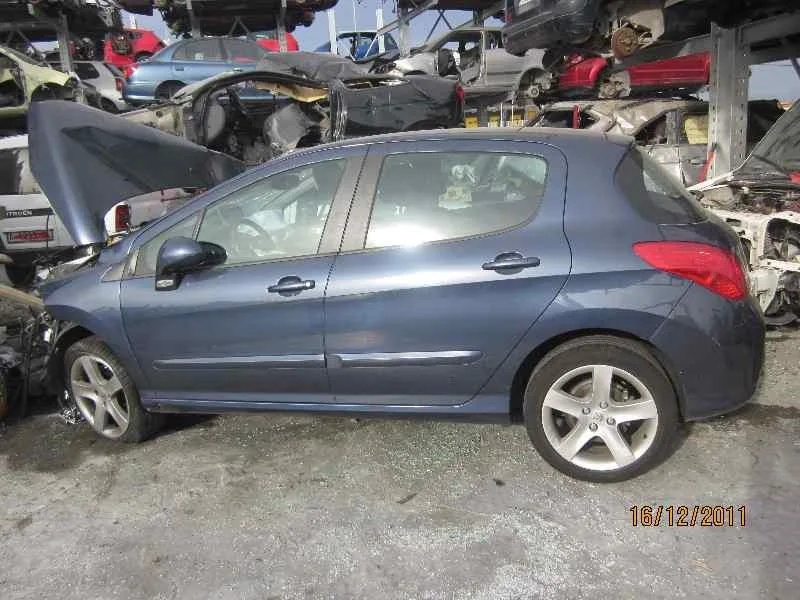 PEUGEOT 308 '2008 1.6 HDI FAP CAT (9HZ / DV6TED4) AZUL OSCURO