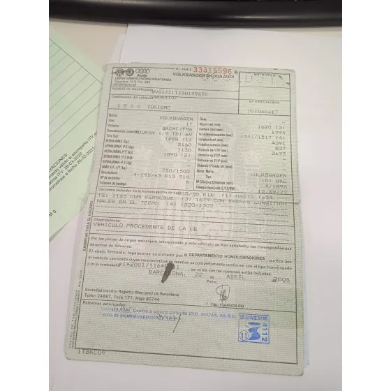 C.V.F./ KW 12.89 / 77 TIPO MOTOR BKC