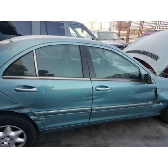 MERCEDES CLASE C (W203) BERLINA '2001 200 COMPRESSOR (203.045) AZUL GRISACEO