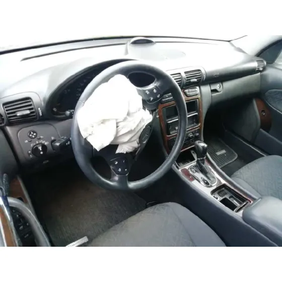 MERCEDES CLASE C (W203) BERLINA '2001 200 COMPRESSOR (203.045) AZUL GRISACEO