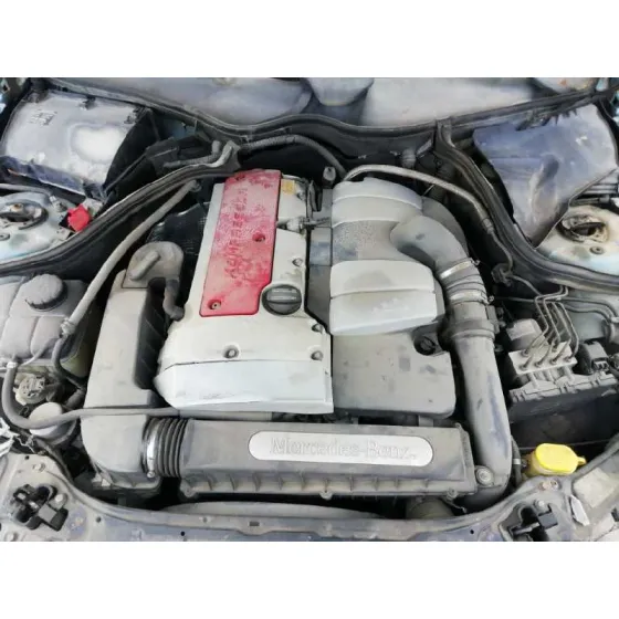 MERCEDES CLASE C (W203) BERLINA '2001 200 COMPRESSOR (203.045) AZUL GRISACEO