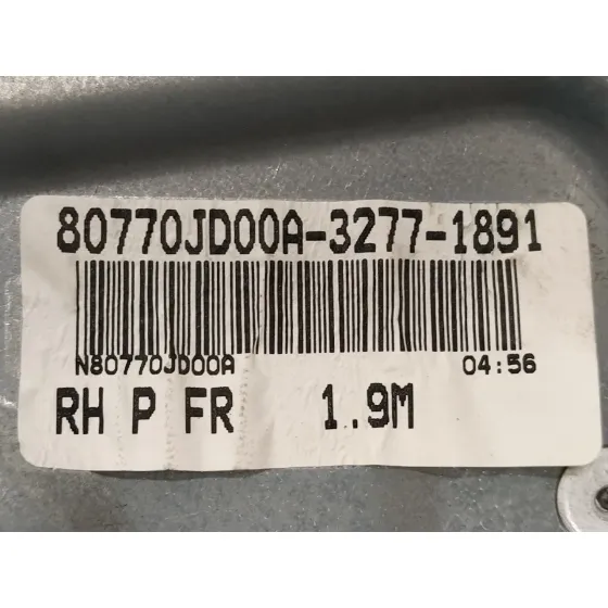 Elevalunas Delantero Derecho para Nissan Qashqai (J10)