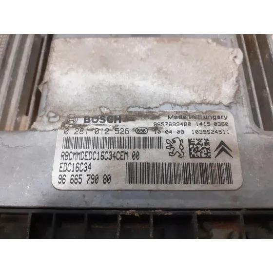 Centralita Motor Uce para Peugeot 206+