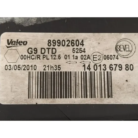 Faro Derecho para Fiat Scudo Combi (272)