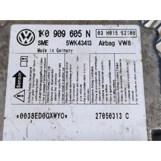 Centralita Airbag para Seat Altea (5P1)