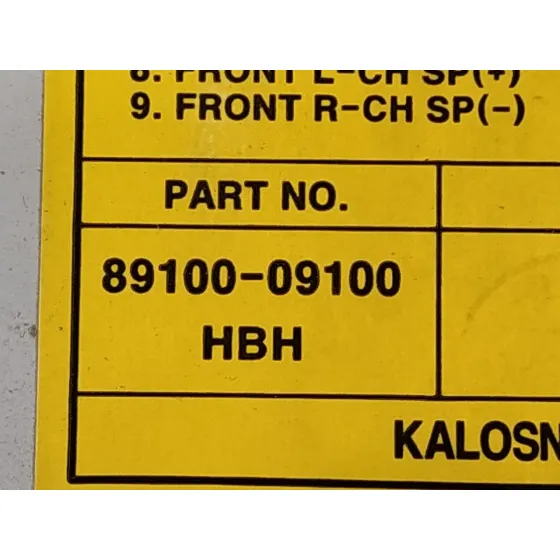 Sistema Audio / Radio Cd para Ssangyong Kyron