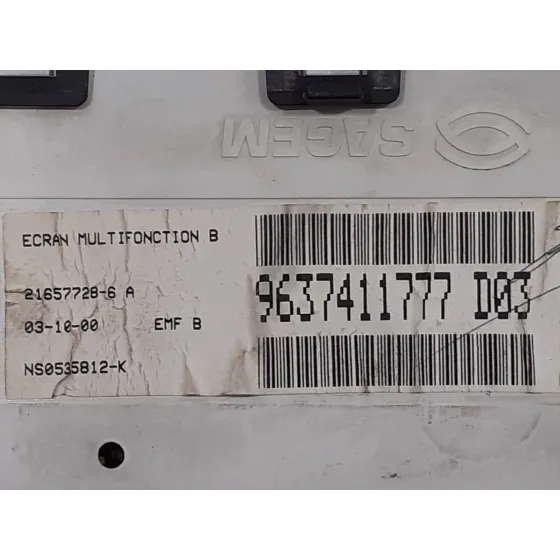 Pantalla Multifuncion para Citroën Xsara Berlina