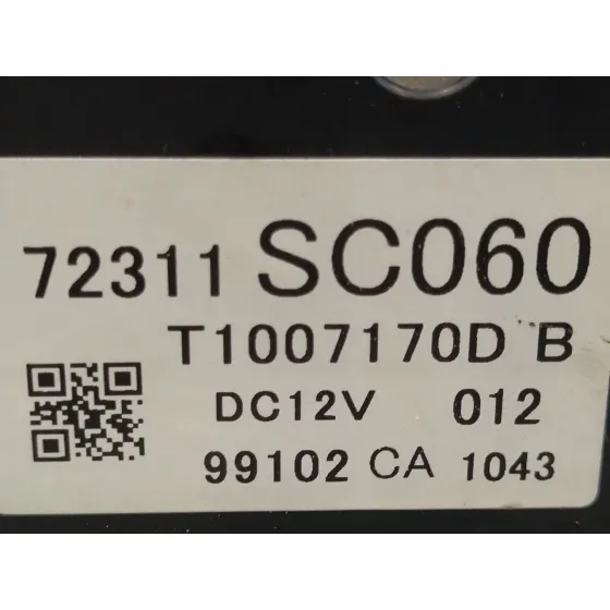 Mando Climatizador para Subaru Forester S12