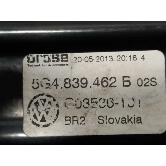 Elevalunas Trasero Derecho para Volkswagen Golf Vii Lim.