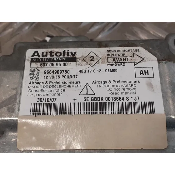 Centralita Airbag para Peugeot 308