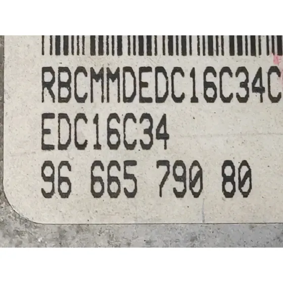Centralita Motor Uce para Peugeot 206+