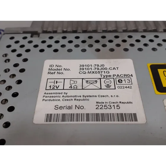 Sistema Audio / Radio Cd para Suzuki Sx4 Rw (Ey)