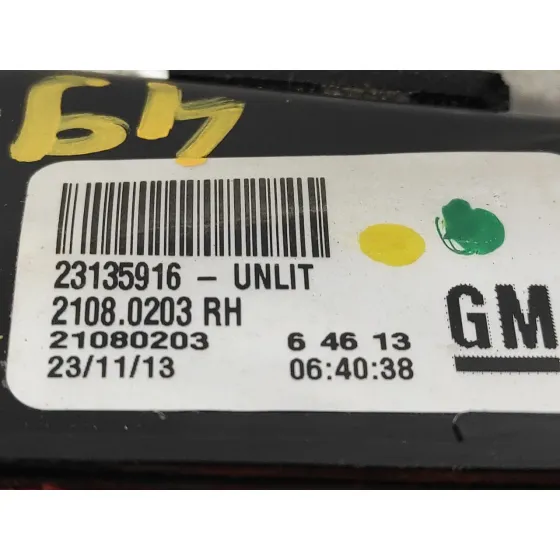Piloto Trasero Derecho Porton para Opel Insignia Berlina
