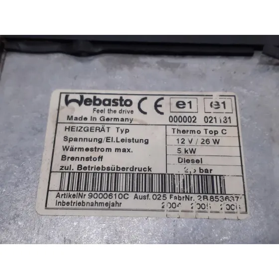 Calefaccion Autonoma para Mazda 6 Monovolumen (Gy)