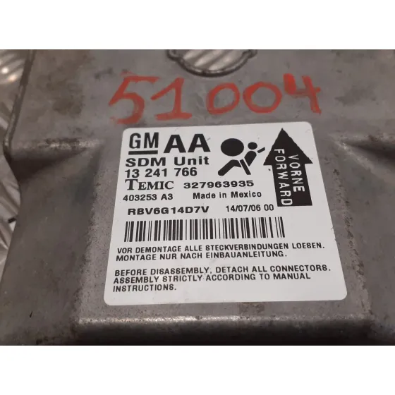Centralita Airbag para Opel Zafira B