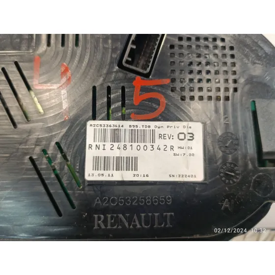 Cuadro Instrumentos para Renault Megane Iii Sport Tourer